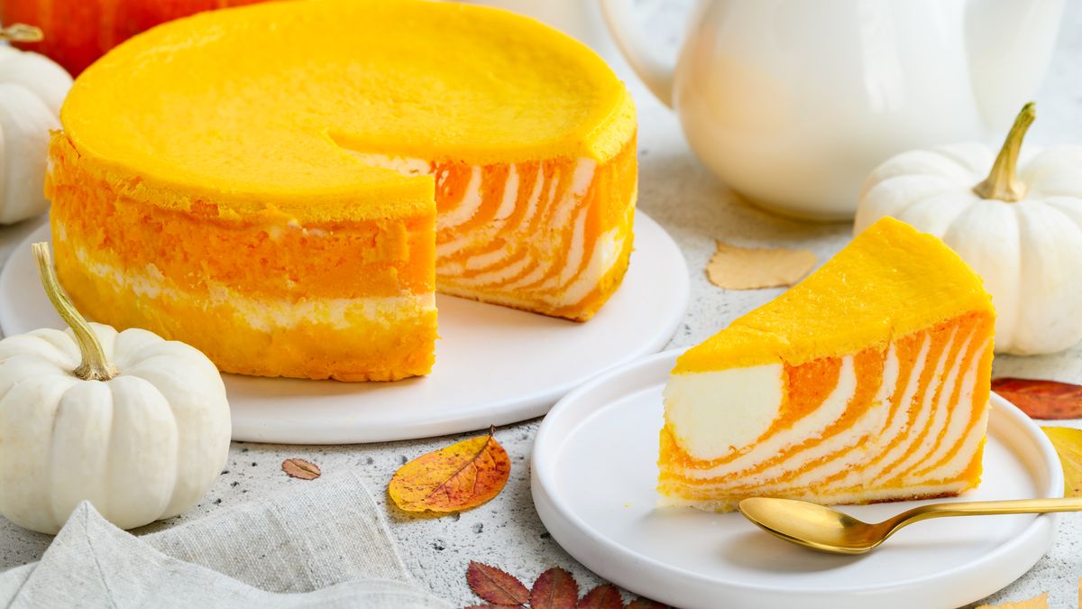 Zebra twarogowa z dynią cieszy oczy i podbija podniebienia