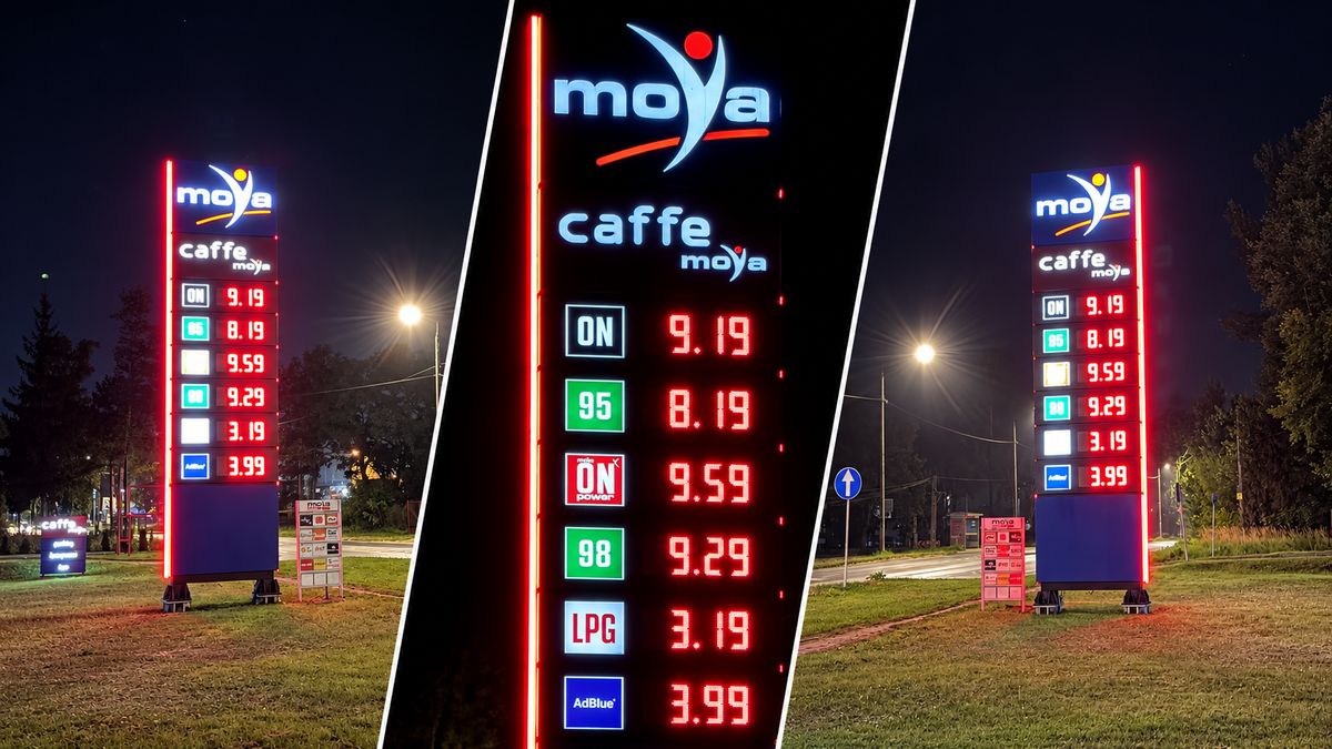 Ceny paliw przebiły 9 złotych. Stacja Moya przy Chełmżyńskiej w 