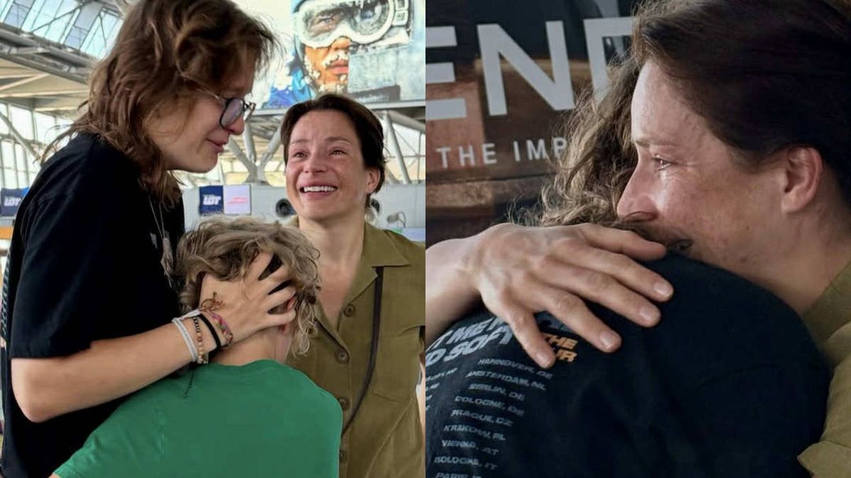 Anna Dereszowska ze łzami w oczach na lotnisku