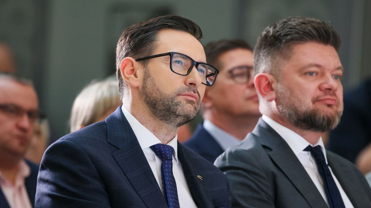 Adam Burak na zdjęciu z Danielem Obajtkiem