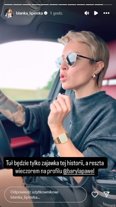 Partner Blanki Lipińskiej trafił do szpitala