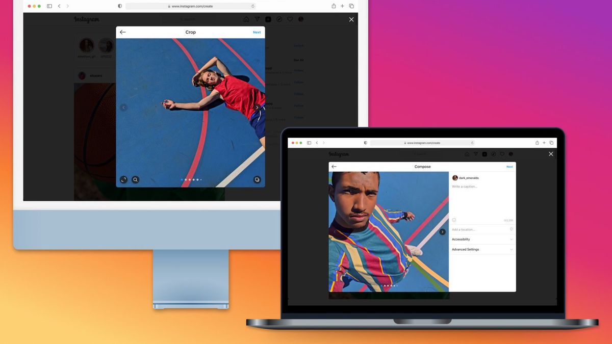 Publikowanie postów na Instagramie w przeglądarce