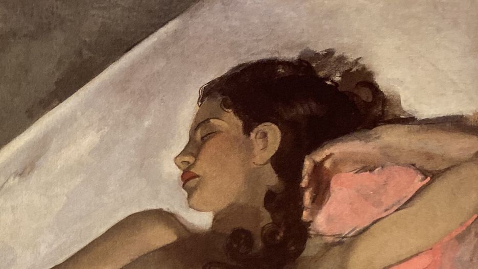 Amrita Sher-Gil i jej obraz pt. "Akt"