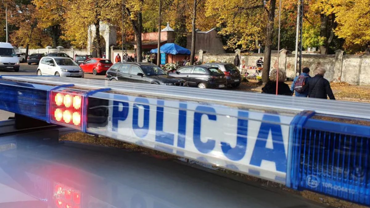 Tragedia na cmentarzu.