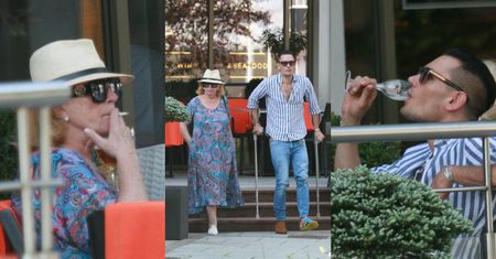 TYLKO NA PUDELKU: Bartosz Gelner O KULACH zacieśnia więzi z 84-letnią Ewą Wiśniewską: ostrygi, papieroski i bąbelki (ZDJĘCIA)
