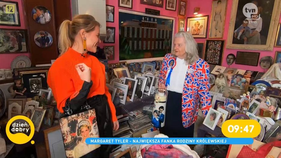 Reporterka Anna Senkara odwiedzila z kamerą "Dzień dobry TVN" dom Margaret Tyler. 