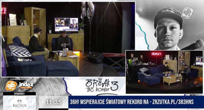 Rademenez z Zielonej Góry rapował 36 godzin