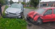 Zderzenie dwóch pojazdów na Świętokrzyskiej