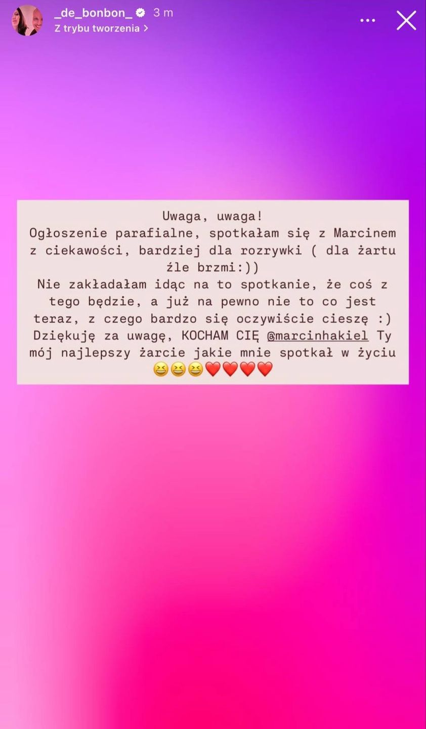 Serowska spotkała się z Hakielem "dla żartu". Teraz wyjaśnia