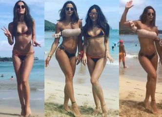 Marina i Sara wyginają się w bikini na Hawajach (ZDJĘCIA)