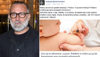 Saramonowicz o przeciwnikach szczepienia dzieci: "Dowód na upadek edukacji w Polsce"