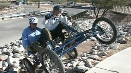 Quadrocykl czyli elektryczny rowerowy quad (wideo) 1