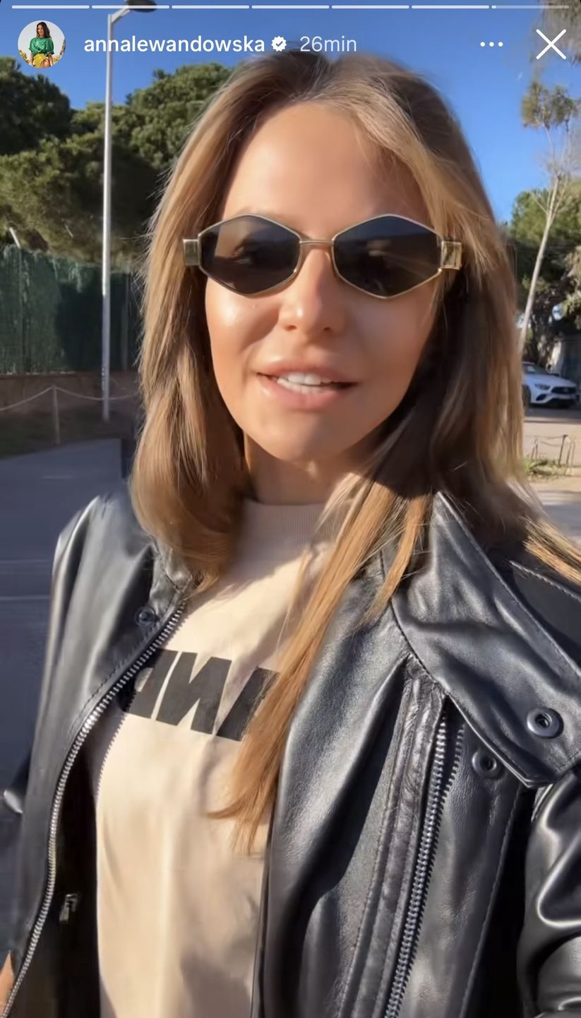 Anna Lewandowska zachwyca w ramonesce w stylu vintage 