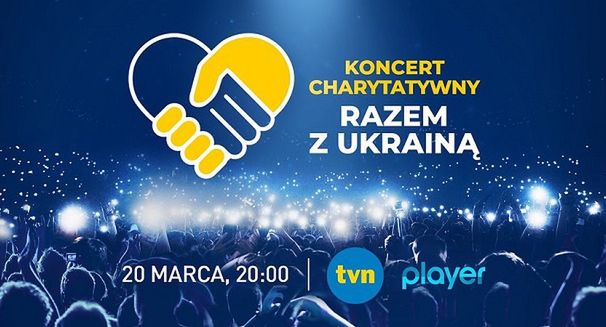 TVN tuż przed koncertem „Razem z Ukrainą” nada 10-minutowy charytatywny blok reklamowy