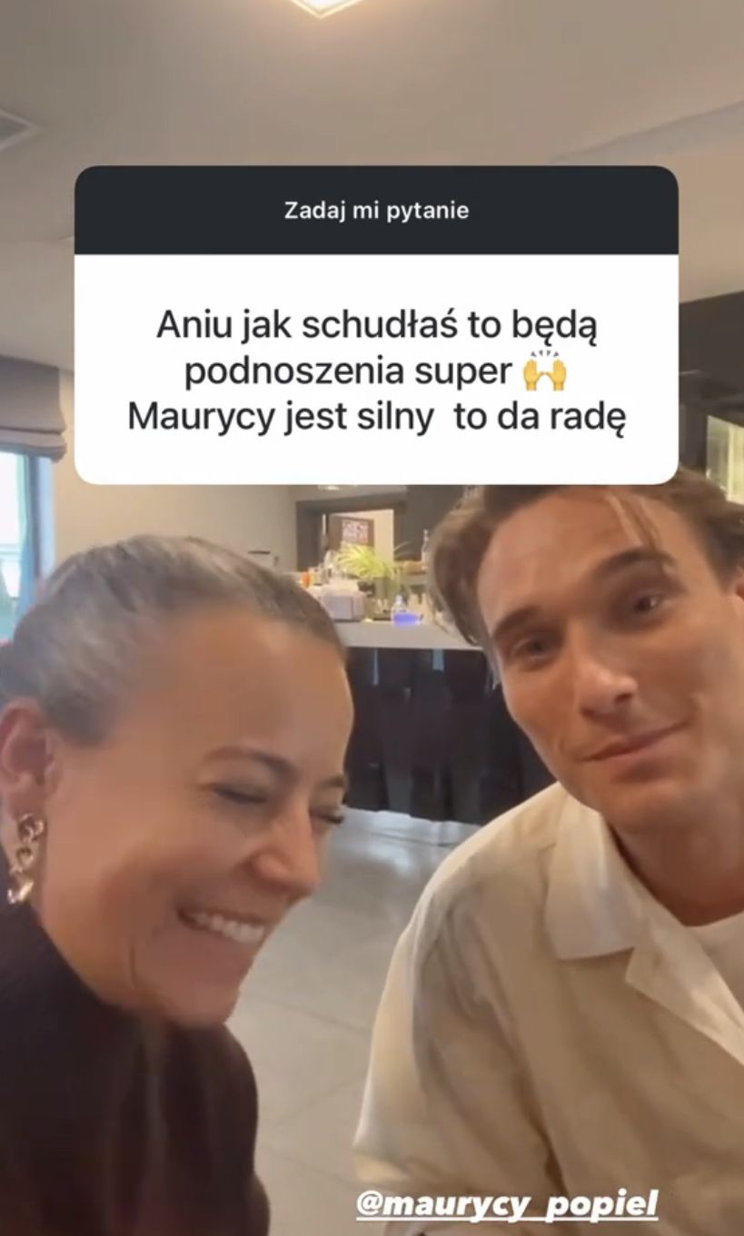 Anna Mucha i Maurycy Popiel