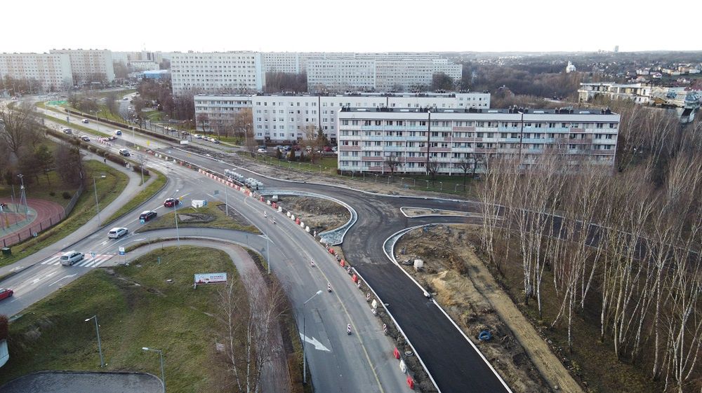 W Jastrzębiu Zdroju powstaje pierwsze w mieście rondo turbinowe.