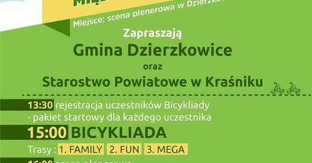 Bicykliada 2021 i Festyn Międzypokoleniowy w Dzierzkowicach