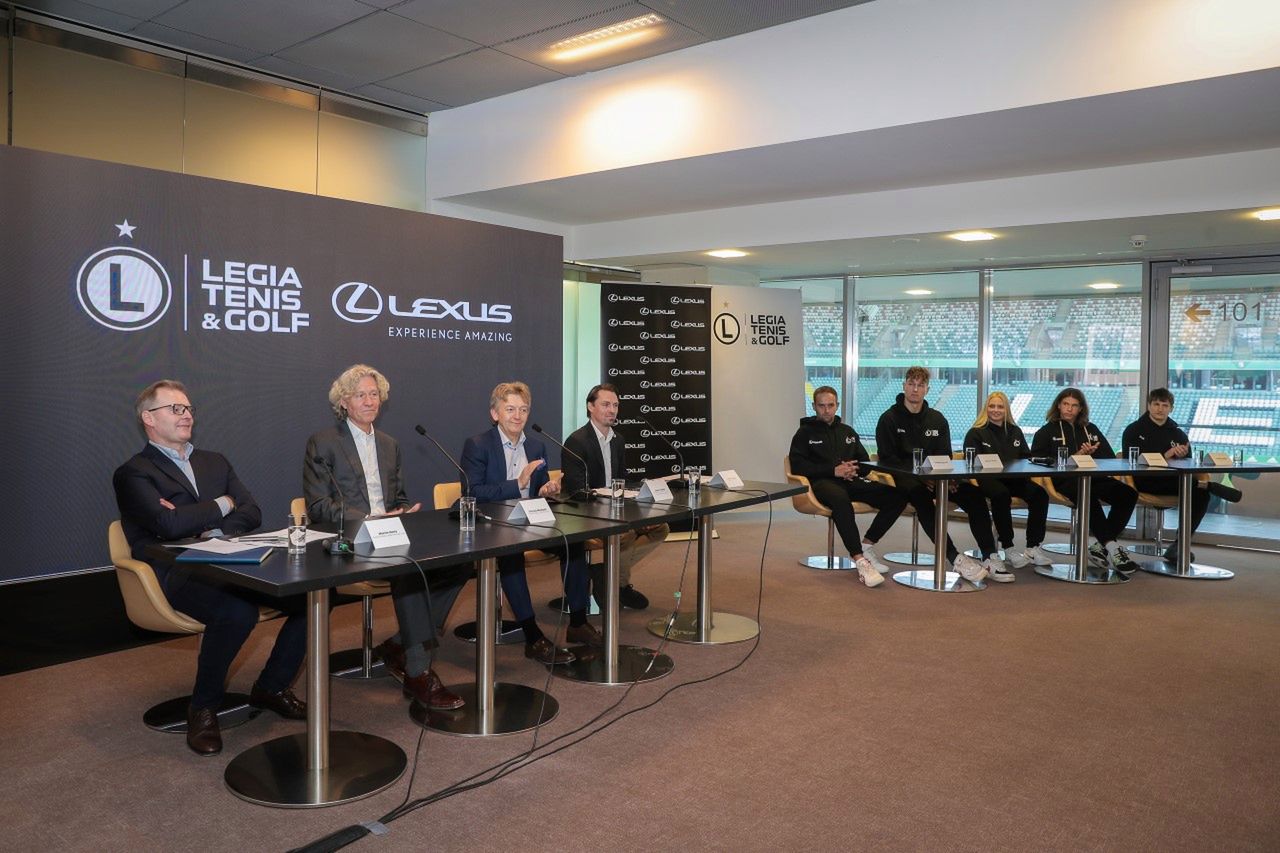 Prezentacja zawodników Lexus Tennis Talents by Legia