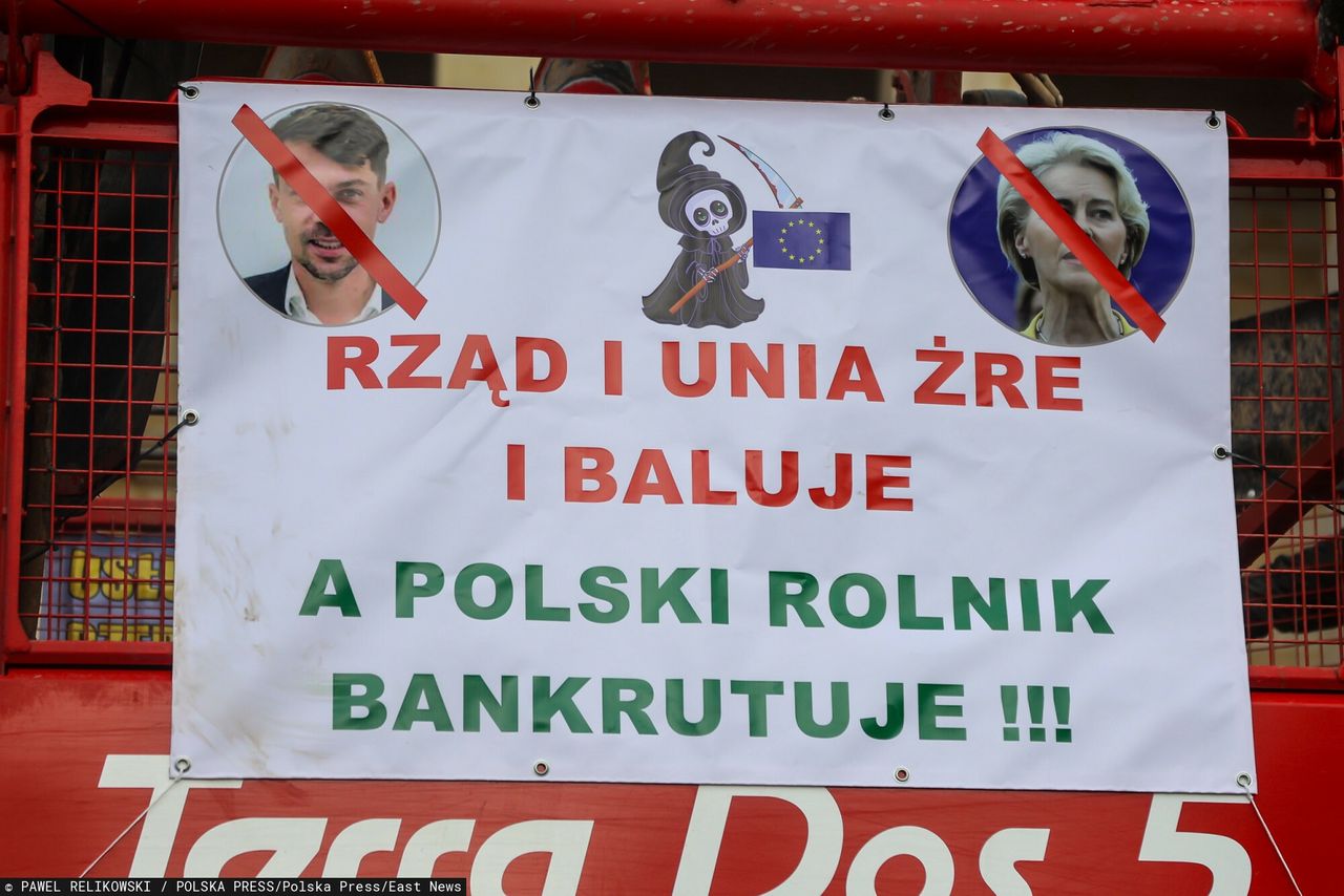 Protest rolników we Wrocławiu 15 lutego 