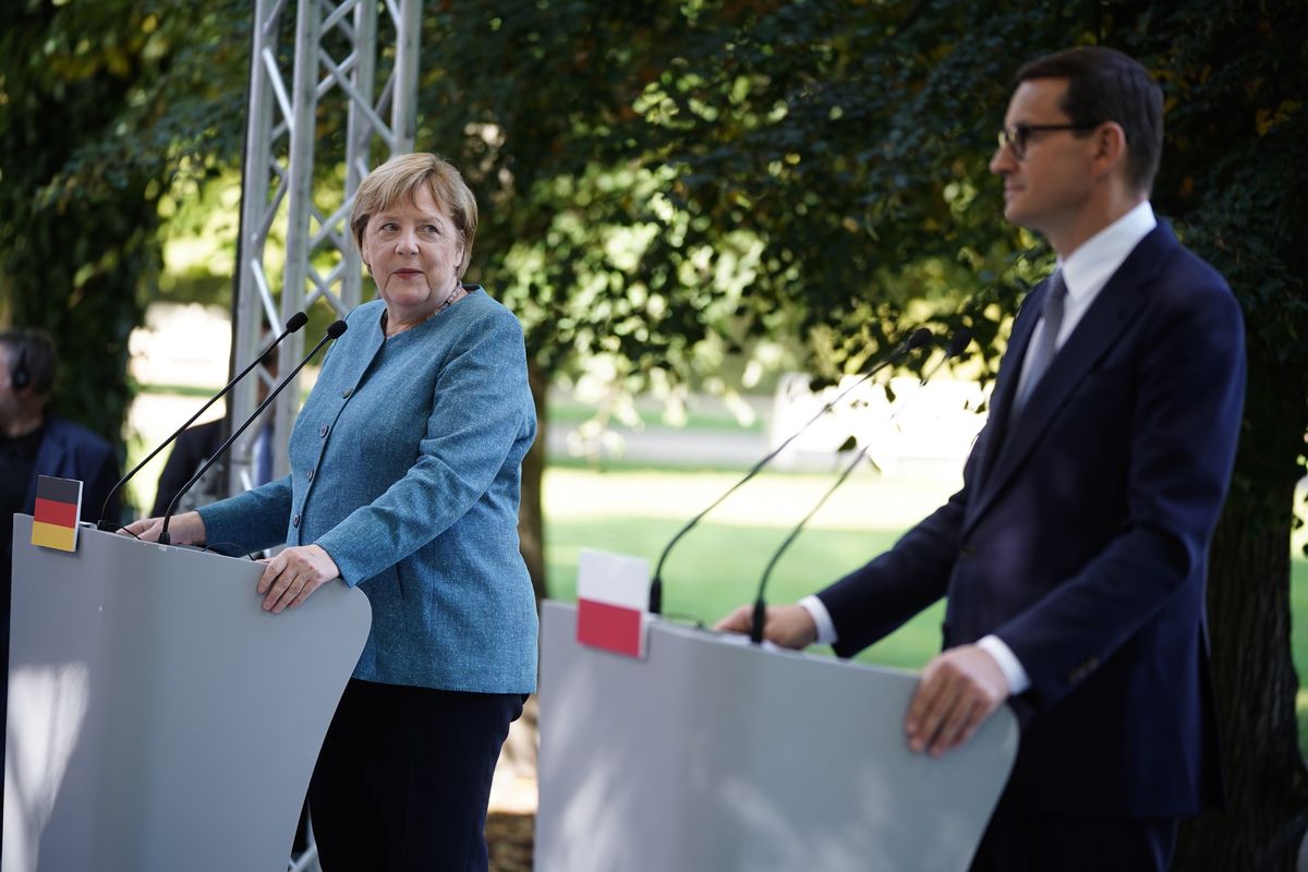 Ostatnia wizyta Merkel w Polsce. Kanclerz odniosła się do praworządności 