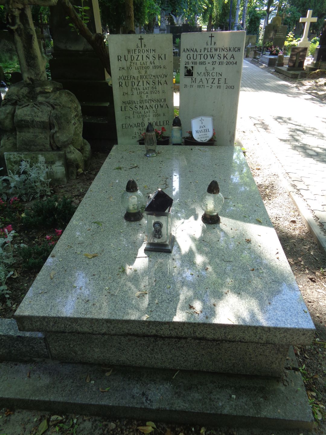 Rodzinny grób Zofii Merle.