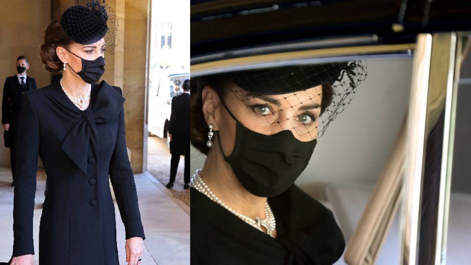 Księżna Kate na uroczystościach pogrzebowych