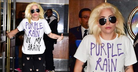Lady Gaga w dresowych spodniach i butach za 2,5 tysiąca