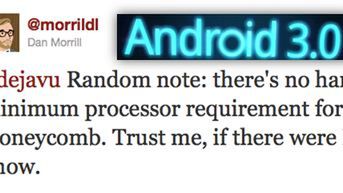 "Honeycomb nie ma minimalnych wymagań dla procesora" - wideo z tournee po systemie 1