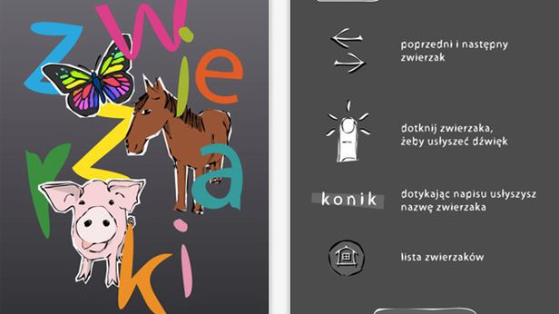 Zwierzaki – polska aplikacja dla dzieci 1