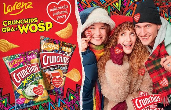 Jurek Owsiak zaprojektował opakowania Crunchips