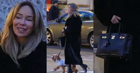Joanna Przetakiewicz z dumą kroczy po Warszawie w towarzystwie pupila i torebusi za 200 TYSIĘCY ZŁOTYCH (ZDJĘCIA)