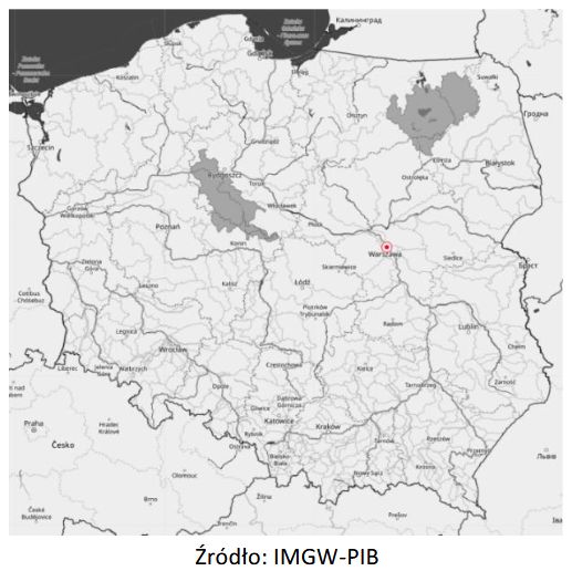 Ostrzeżenia dot. suszy hydrologicznej na dzień 27.03.2025