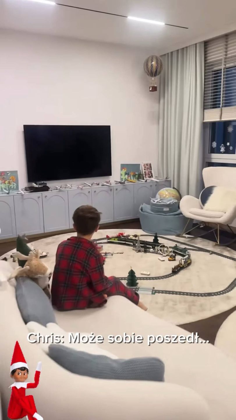 W pokoju syna Janachowskiej nie brakuje lotniczych motywów