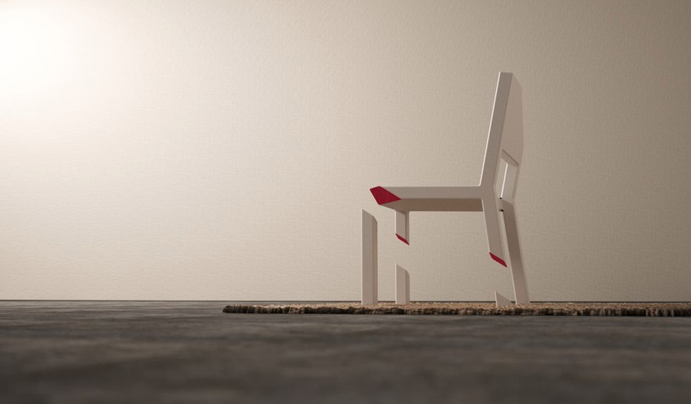 Cut Chair - jak to możliwe, że stoi? 2