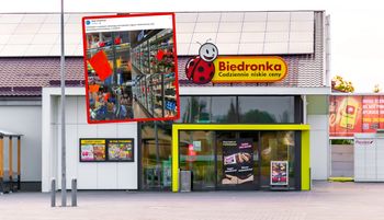 Paraliż w Biedronce. Zdjęcia obiegają Facebooka