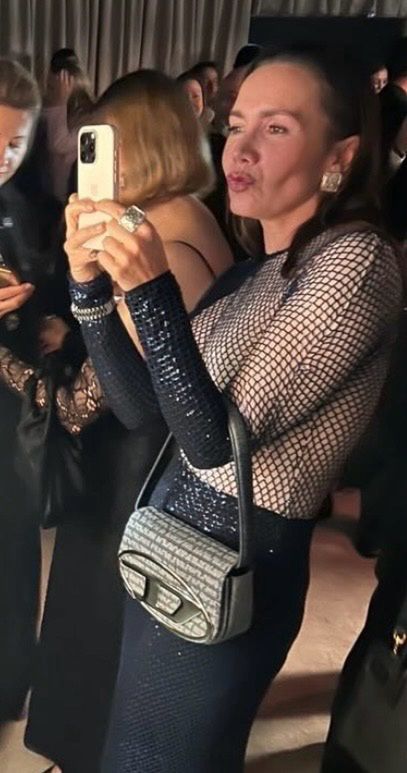 Olga Bołądź na premierze w Mediolanie