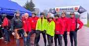 Świecie: "Kręcimy kółka" na stadionie. Kilometry dla WOŚP