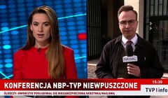 TVP i TVN bez wstępu na konferencję Glapińskiego do NBP