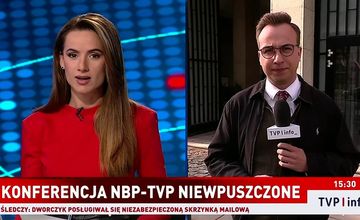 TVP i TVN bez wstępu na konferencję Glapińskiego do NBP
