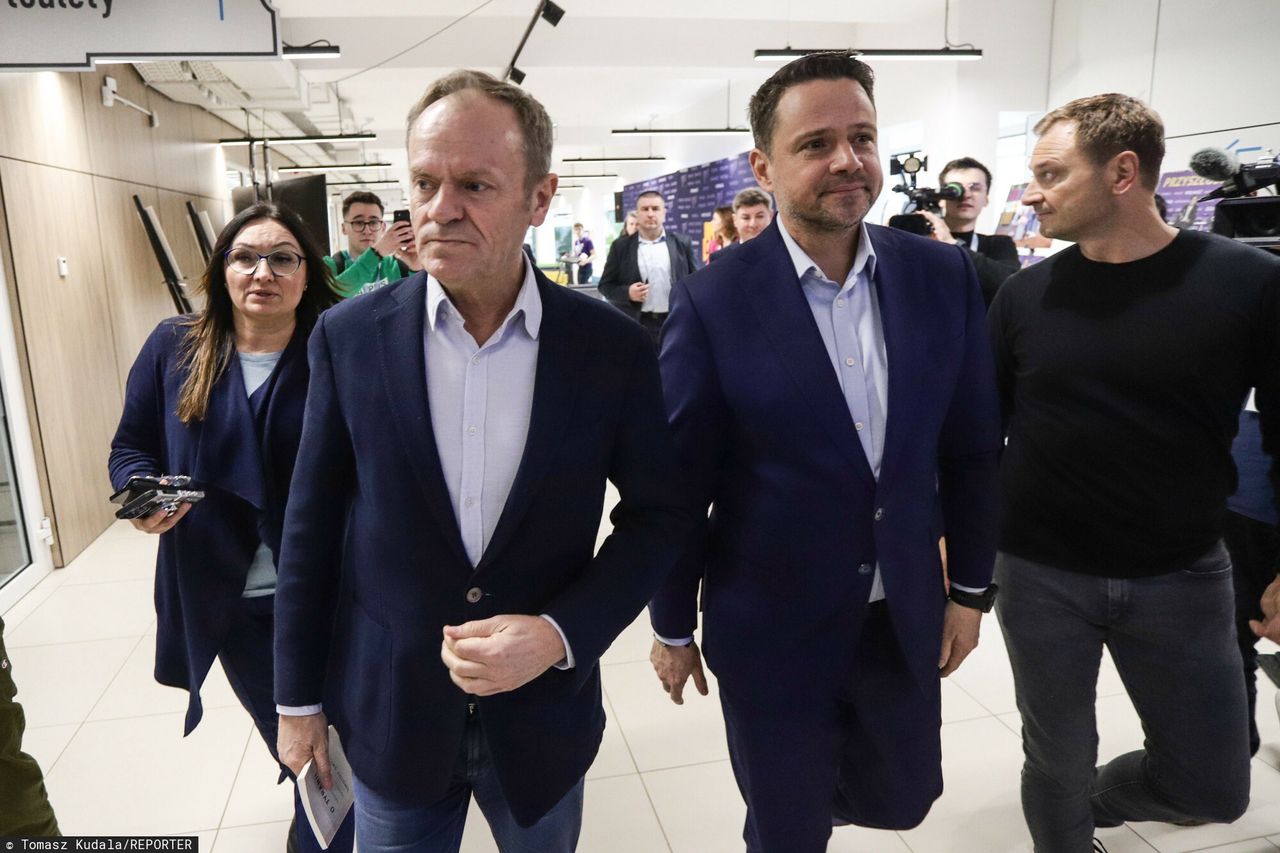 Donald Tusk i Rafał Trzaskowski