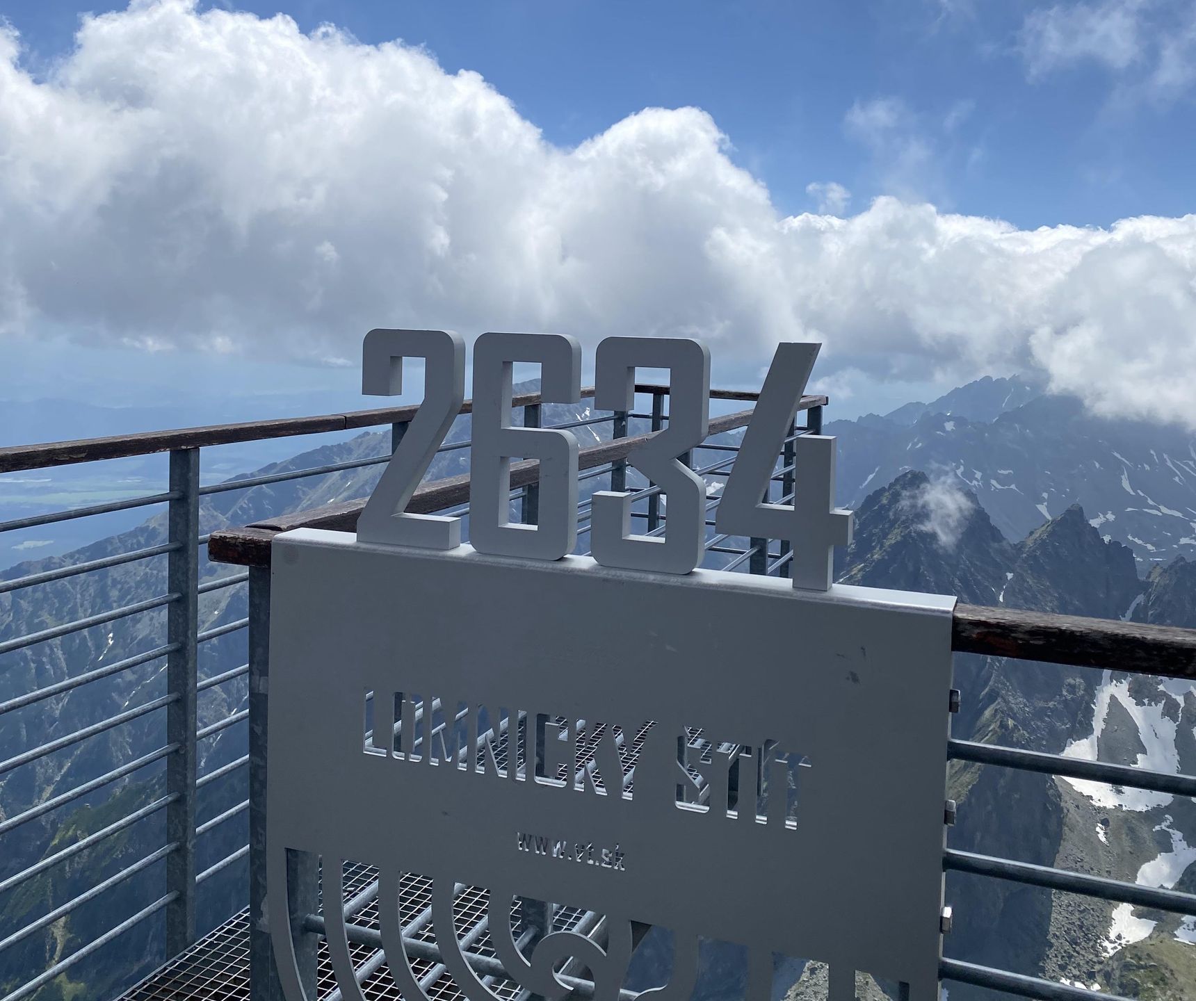 Łomnica 2634 m n.p.m.
