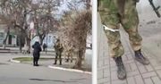 Była oko w oko z rosyjskim najeźdźcą! Zadała mu tylko jedno pytanie [VIDEO]