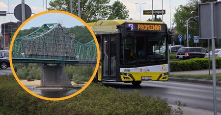 Most zamknięty, autobusy na objazdach. Ważna zmiana dla pasażerów