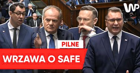 Awantura w Sejmie. Kamery nagrały reakcję Tuska