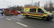 Warszawa: Przewrotka motocyklisty na Pułkowej sparaliżowała wyjazd