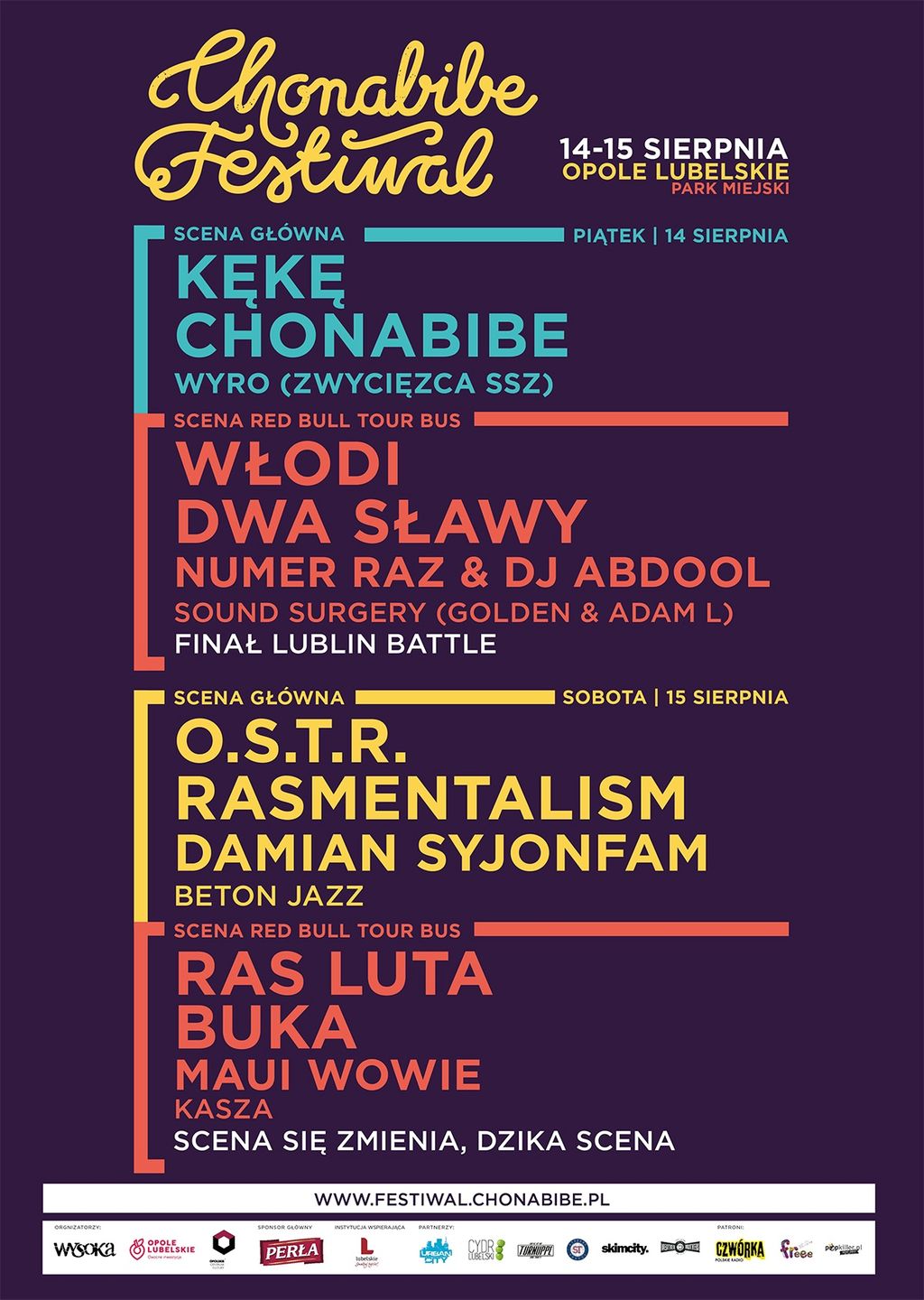 chonabibe festiwal plakat