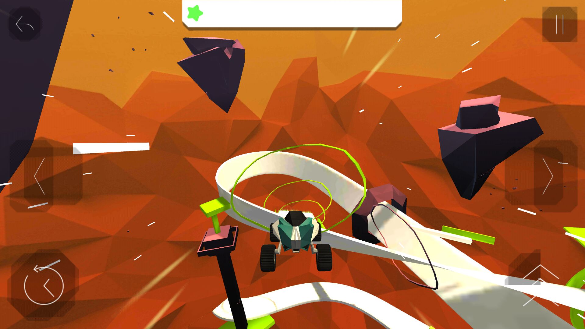 Ekstremalnie krótka, ale ciekawa wyścigówka. Recenzja Stunt Rush 2