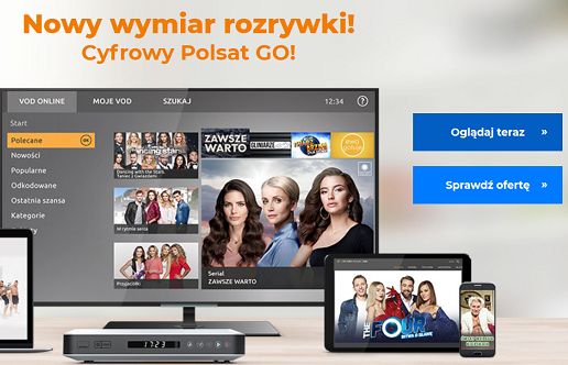 Nowy pakiet Premium Online w Cyfrowym Polsacie GO