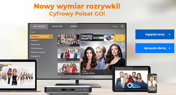 Nowy pakiet Premium Online w Cyfrowym Polsacie GO