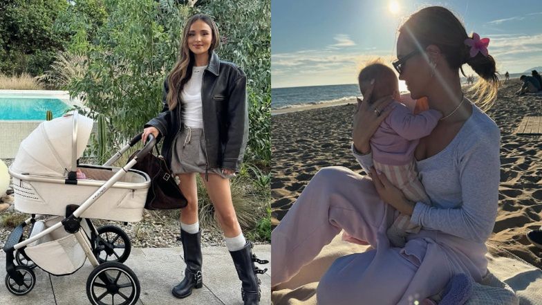 Marina Łuczenko cieszy się urokami macierzyństwa